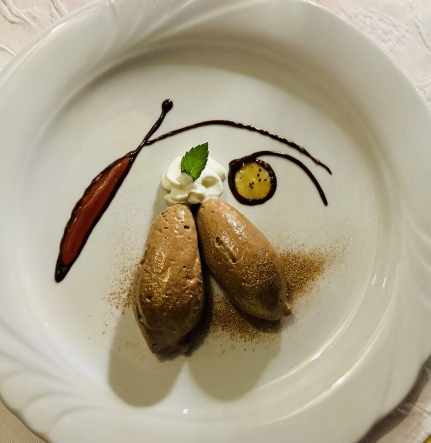 Dessert in der Villa Morissolina